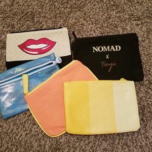 Bundle of makeup bags